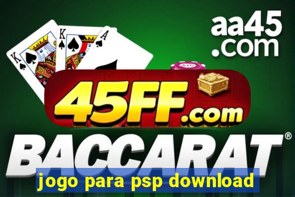 jogo para psp download